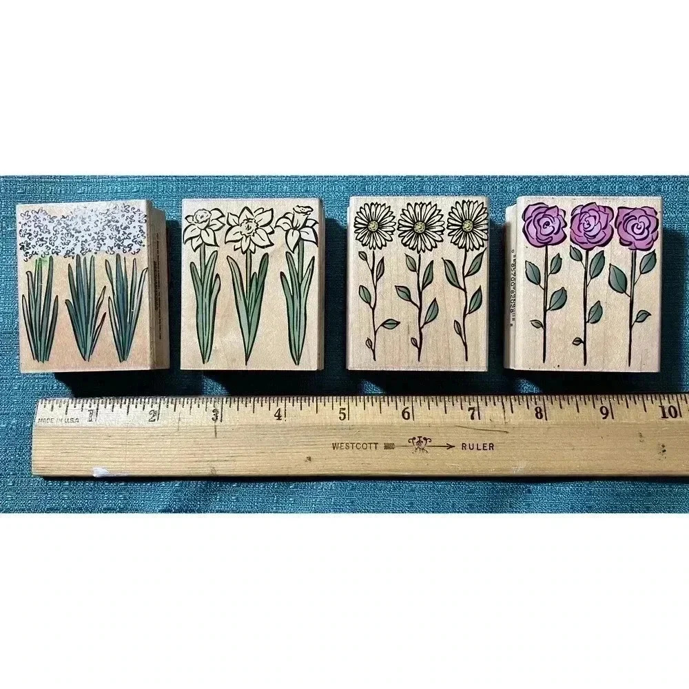 Rubber Stamps flowers